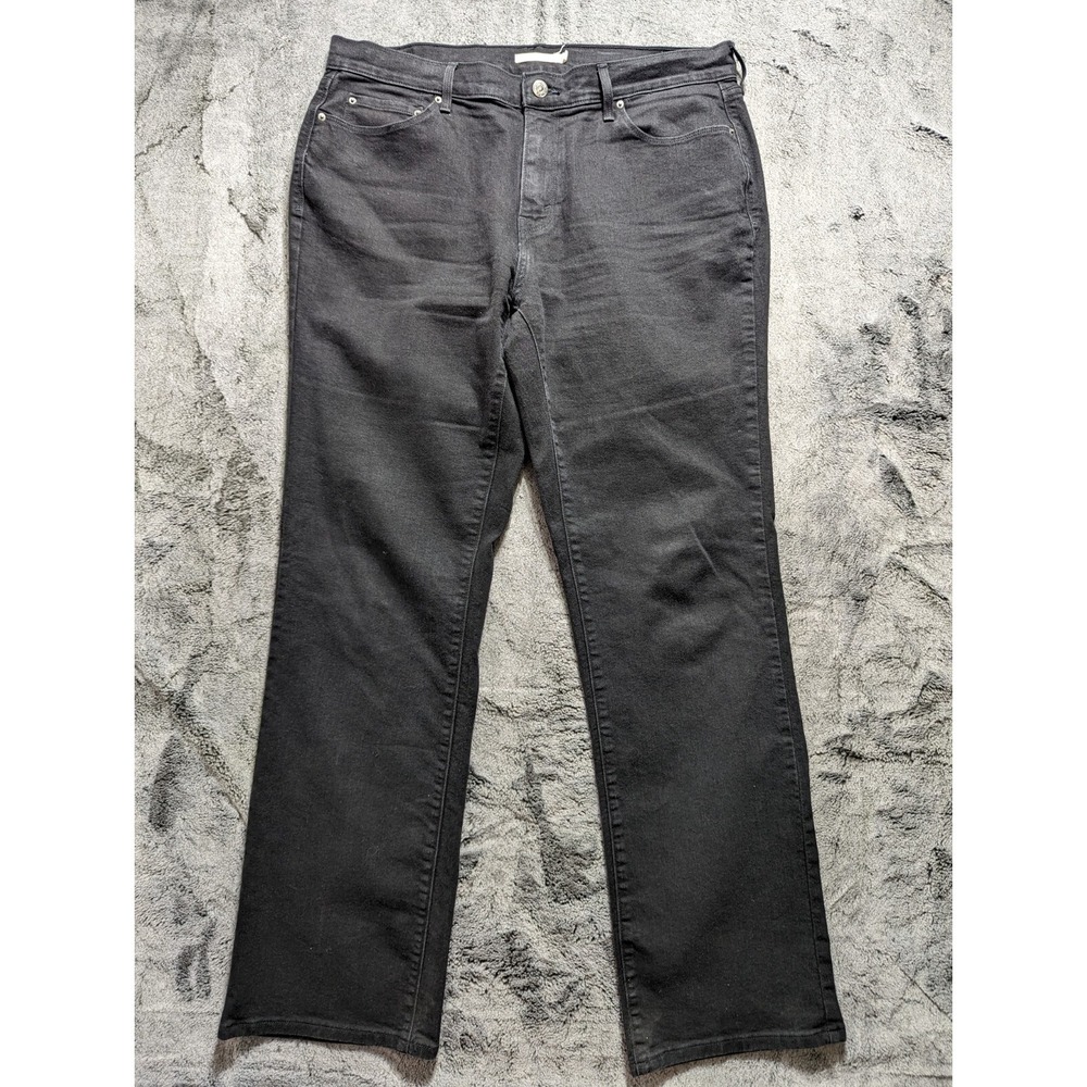 Levi's 505 Straight Leg Jeans Women's Size 33 Black